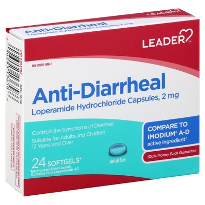 Leader Anti-Diarrheal 24 Softgels