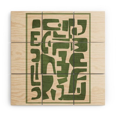 Nadja Organic Contemporary Modern Wood Wall Mural - society6