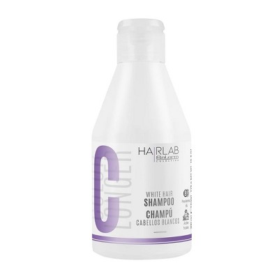 Salerm Cosmetics Hair Lab White Hair Shampoo | More Vibrant and Protected Color | More shine and luminosity | Antioxidant action- 10.6 oz