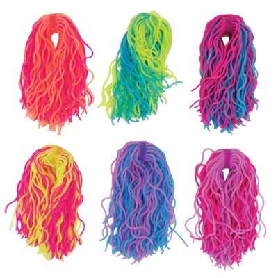 Geddes Hairy Noodle Toys - 12 per bag