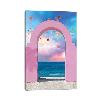 Arch and Lanterns by Erin Summer Unframed Wall Canvas - iCanvas