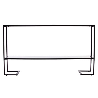 Horten Glam Narrow Console Table - Black - SEI