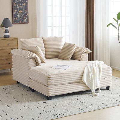 Karl Home |Upholstered Corduroy Sleeper Sofa Bed