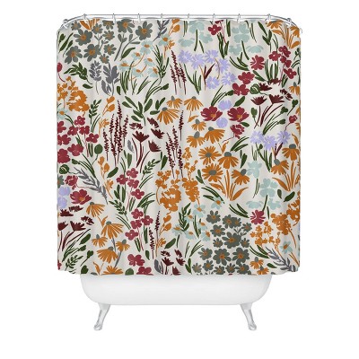 Marta Barragan Camarasa Spring Flowery Meadow Heavy Shower Curtain - Deny Designs