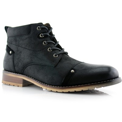 Ferro Aldo Mens Colin MFA806033 Mid Top Lace-up Work Boots