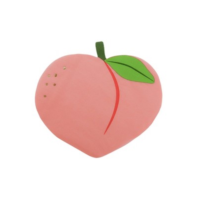 Jollity & Co. - Le Dinner Peach Large Napkins - Pack of 16 Paper Napkins
