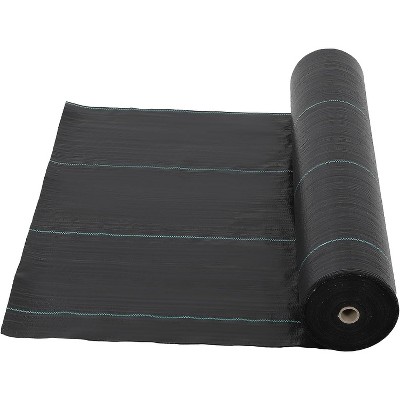 6.5Ft x 300Ft Heavy Duty Weed Barrier Fabric, 3 Oz Professional Grade Landscape Fabric, Weed Block Gardening Mat for Plant Bed, Erosion Control