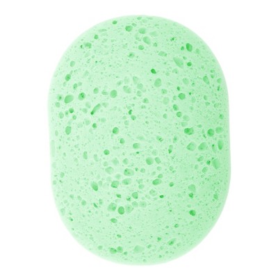Unique Bargains Reusable Sponge Face Scrubber 4.33"x3.46" 1 Pc