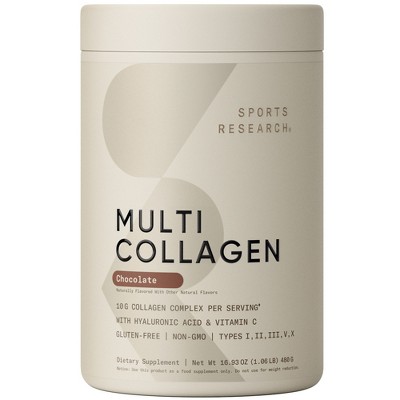 Sports Research Multi Collagen Complex, Dietary Supplement, Powder