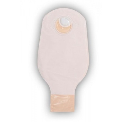 Natura SUR-FIT Drainable Pouch, 12" Opaque, 2 Side Flocking, With Filter 2 3/4", Item # 411493, Box of 20