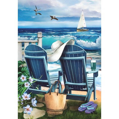 Briarwood Lane Garden Flag 12x18 For Outdoor Seaside Escape Summer For Summer Garden Flag Flags For Outside