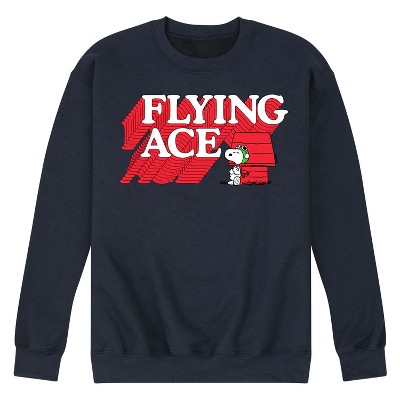 Men's - Peanuts - Snoopy First Beagle In Space Rocket 1969 Graphic Fleece Sweatshirt