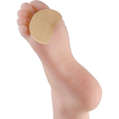 Mars Wellness Adhesive Moleskin Kidney Metatarsal Pads - 3 Inch
