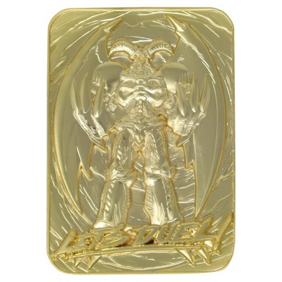 Fanattik Yu-Gi-Oh! Limited Edition 24k Gold Plated Summoned Skull Metal Card