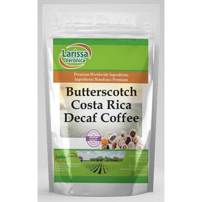 Larissa Veronica Butterscotch Costa Rica Decaf Coffee (Gourmet, Naturally Flavored, Whole Coffee Beans) (8 oz, ZIN: 548189)