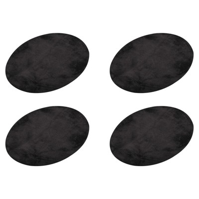 Unique Bargains Oval Elbow Knee Iron-on Repair Patches for Clothing 4 Pcs
