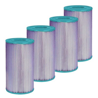 Hurricane Filters HF4335-01P Platinum Purple Spa Filter Cartridge Replacement for Pleatco, Unicel, Filbur, Dynamic Series, DFML, Waterway Models (4