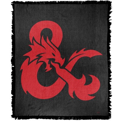 Dungeons And Dragons Ampersand Logo Blanket 50"x60" Woven Tapestry
