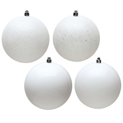 Vickerman White Ball Ornament