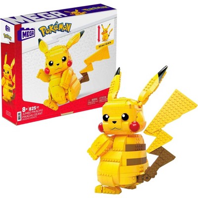 MEGA Pokemon Jumbo Pikachu Construction Set with character figures 825pc