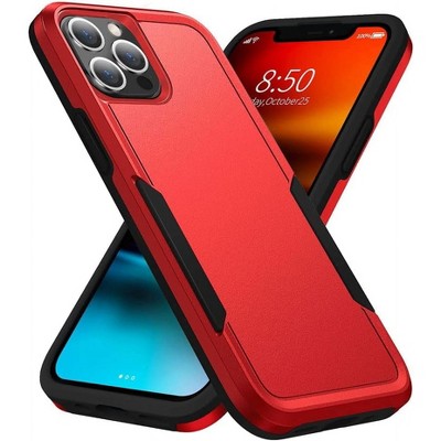 Entronix Case Compatible with iPhone 13 Pro - Soft-Touch Dual-Layer Sleek Cover