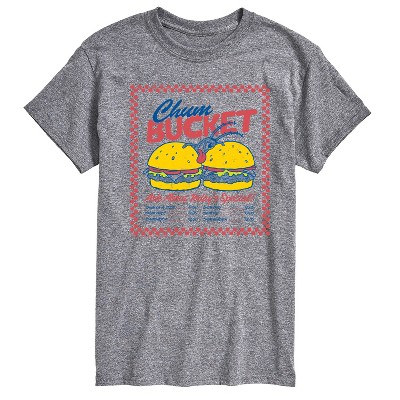 Men's - Spongebob Squarepants - Plankton Chum Bucket Short Sleeve Graphic T-Shirt