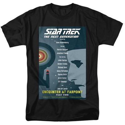 Star Trek Tng Season 1 Episode 2 Adult T-Shirt Black