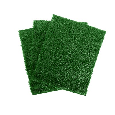 Pet Adobe Set of 3 Replacement Turf Grass Pee Pads