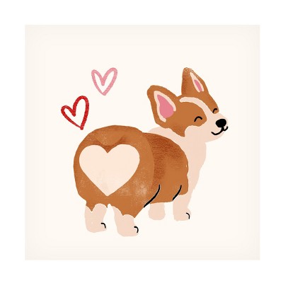 Trademark Fine Art - Victoria Barnes  Little Legs Big Heart V Canvas Art