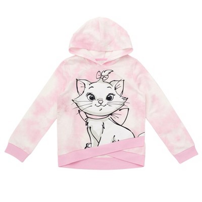 Disney Lilo & Stitch Girls French Terry Pullover Crossover Hoodie Little Kid to Big Kid
