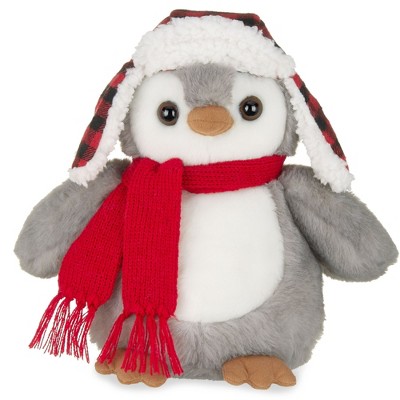 Bearington Cappy Plush Penguin Stuffed Animal, 9.5" Stuffed Penguin, Christmas Stuffed Animal Gift for Toddlers, Kids & Teens