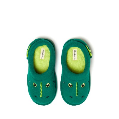 Dearfoams Kid's Peyton Animal Slip-On Clog House Slipper