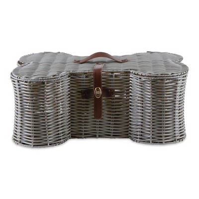 Bone Dry Bone Shape Toy Basket