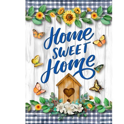 Briarwood Lane Spring House Flag 40x28 For Outdoor Country Home Sweet Home For Spring House Flag