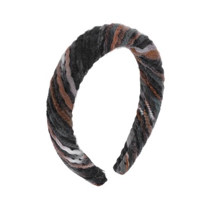 Unique Bargains Caramel Maillard Rainbow Braided Headbands 1 Pc
