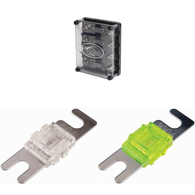 Kicker Warhorse HPFD4 Fused Way Distribution Block & (4 ) AFS 80 / 100 Amp Fuse Bundle