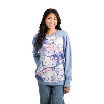 HELLO KITTY & FRIENDS Women's OVERSIZED SWEATER