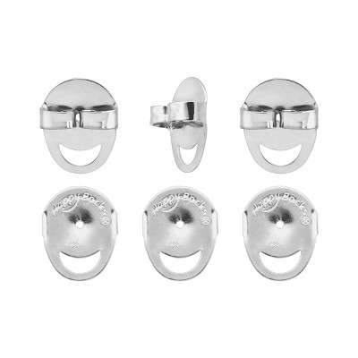 Silpada 'Three Pair Happy Back' Earring Back Set in Sterling Silver