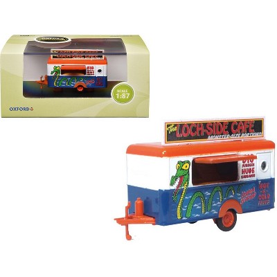 Mobile Food Trailer "Loch-Side Cafe" 1/87 (HO) Diecast Model by Oxford Diecast