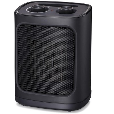R.W.FLAME 1500W Ceramic Indoor Heater, BLACK / WHITE