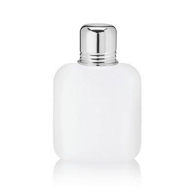 True Rogue Plastic Flask for Liquor - Hidden & Discreet 6oz White Plastic Flask with 1oz Aluminum Shot Glass Cap for Travel & Cruise Liquor - Set of 1