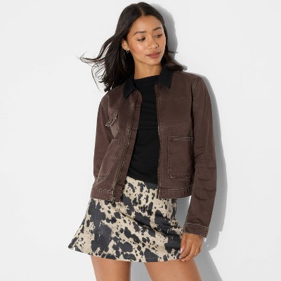 Women's Denim Utility Jacket - Wild Fable™