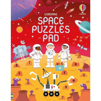 Space Puzzles Pad - (Puzzles, Crosswords and Wordsearches) by  Kate Nolan (Paperback)