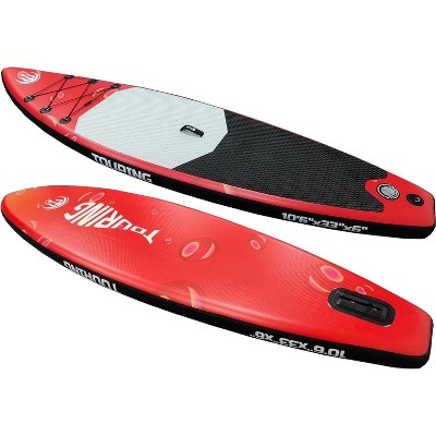Acekool 11'×33" Inflatable Stand Up Paddle Board for Adults, Stable SUP with Accessories, Backpack, Pump, Adjustable Paddle, Fin