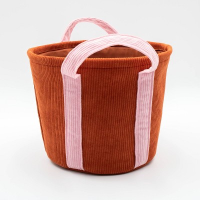 Corduroy Storage Basket Handle - Bullseye's Playground™