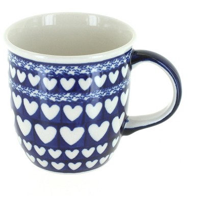Blue Rose Polish Pottery Zaklady Mug