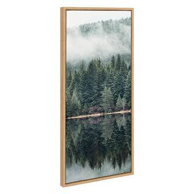 Kate and Laurel Sylvie Misty Forest Framed Canvas by Emiko and Mark Franzen of F2Images