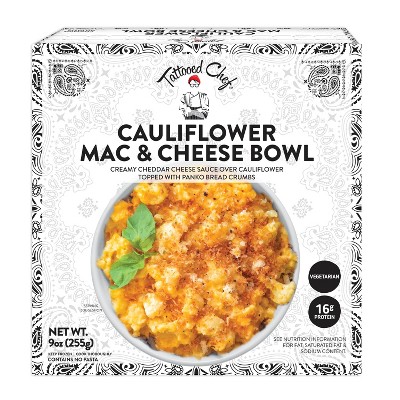 Tattooed Chef Frozen Cauliflower Mac & Cheese Bowl - 9oz