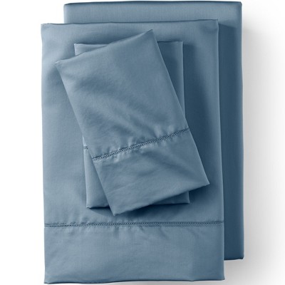 Lands' End 700 Thread Count Luxe Sateen Cotton No Iron Bed Sheet Set