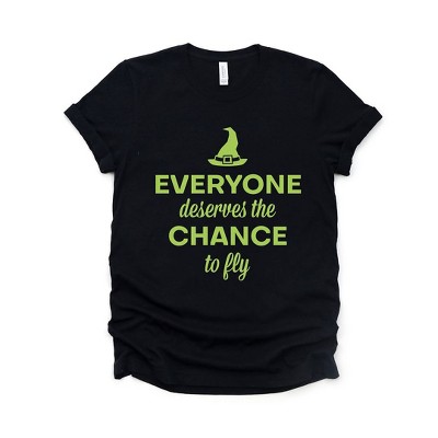 Simply Sage Market Women's Deserve A Chance To Fly Short Sleeve Graphic Tee